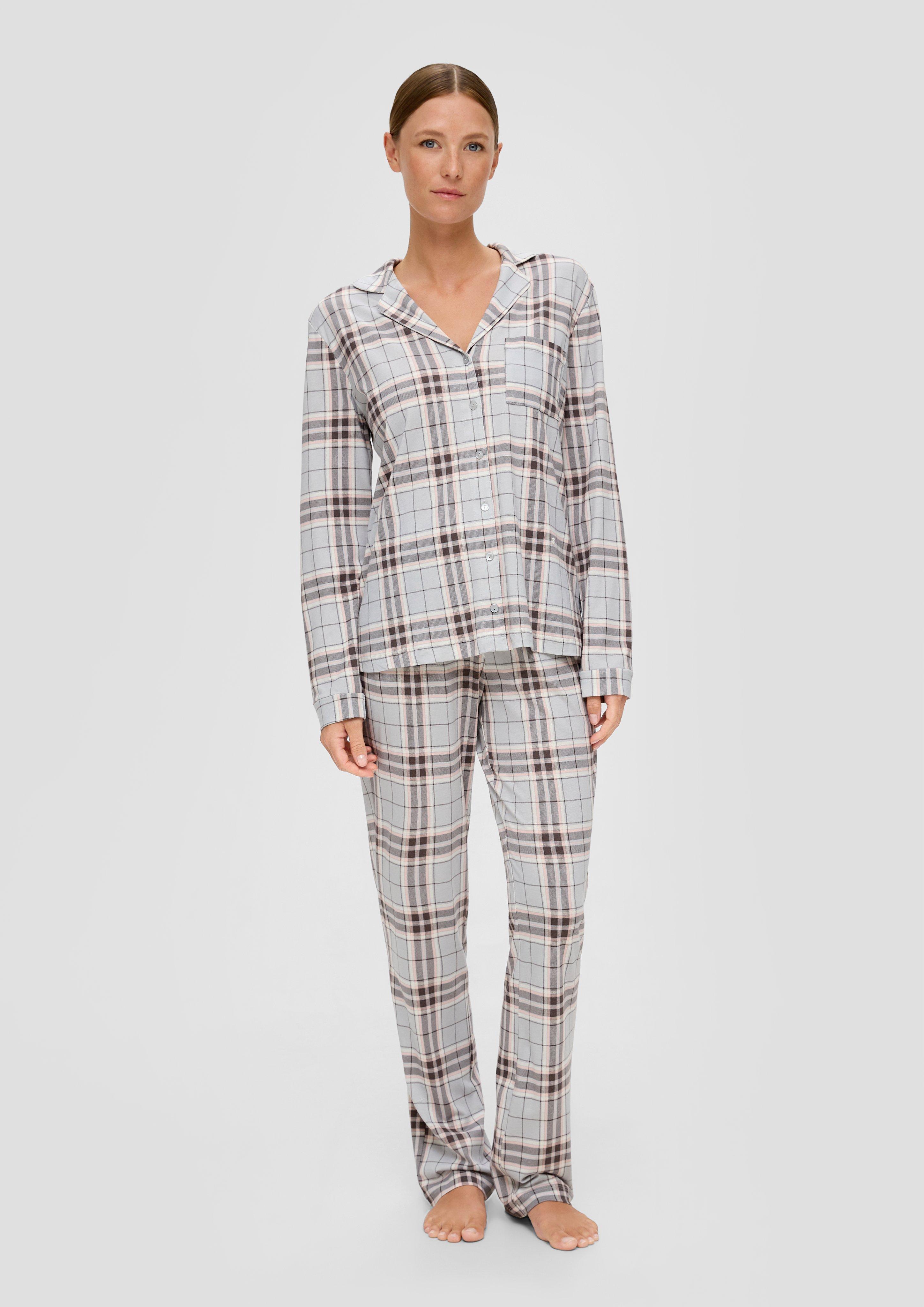 Pyjamaset aus Viskosemix  6008995-59N1