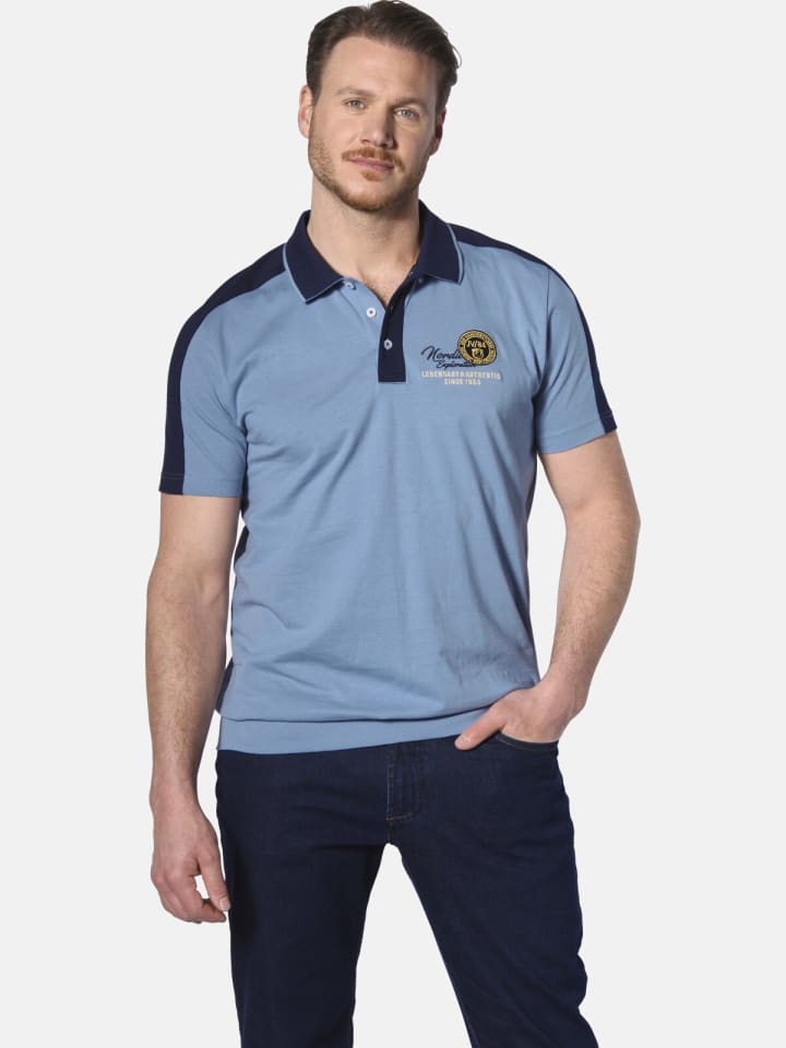 Jan Vanderstorm Poloshirt EGRON in blau günstig kaufen