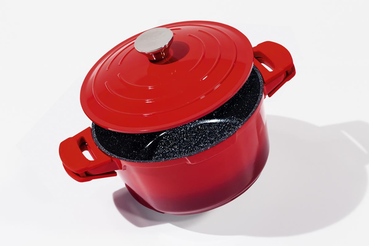 KING Schmortopf SHINE RED Ø24cm