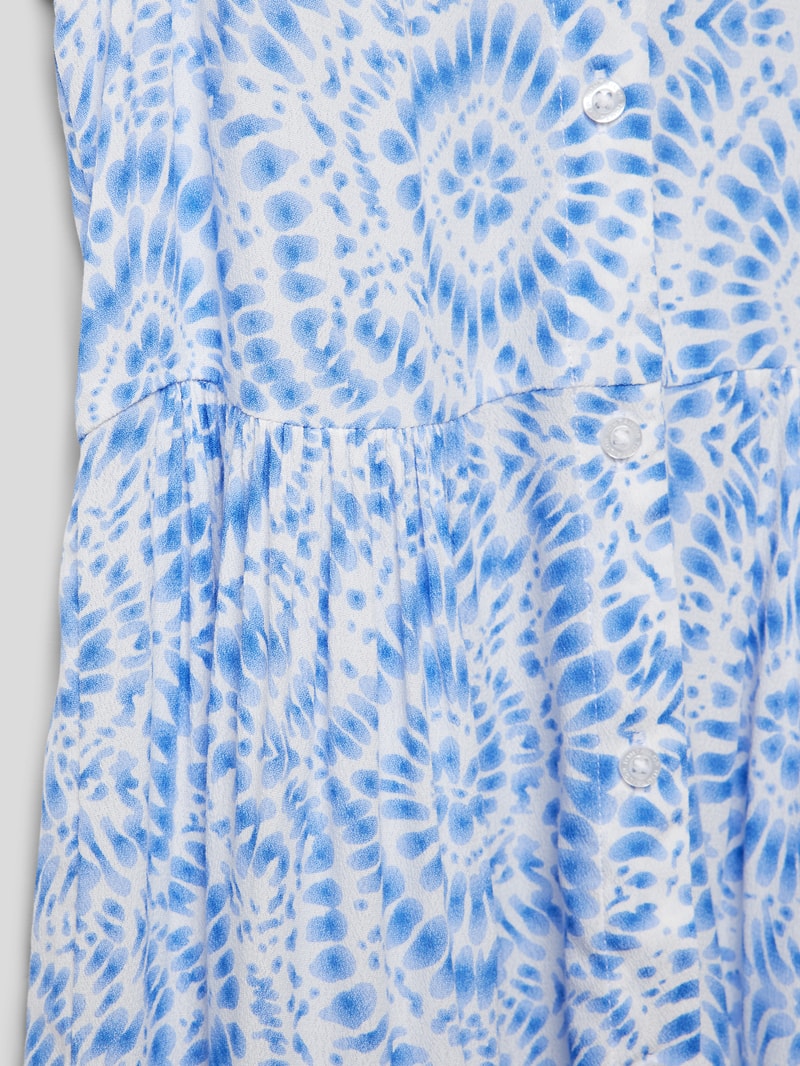Kleid mit Allover-Muster in offwhite