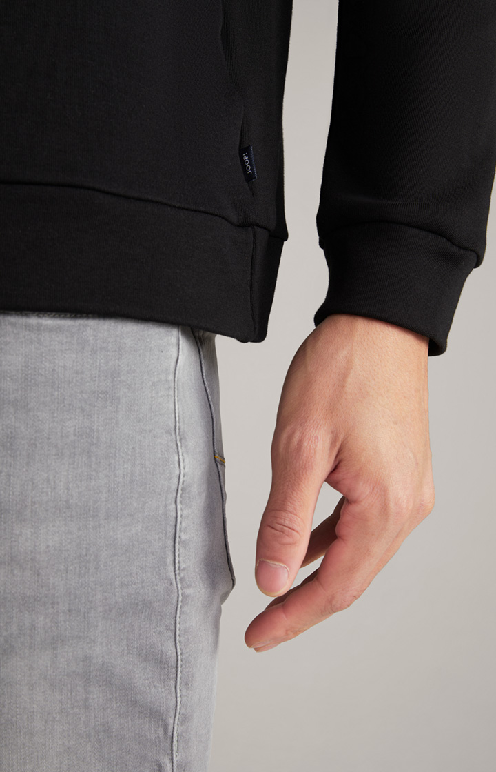 Sweatshirt Alfred in Schwarz