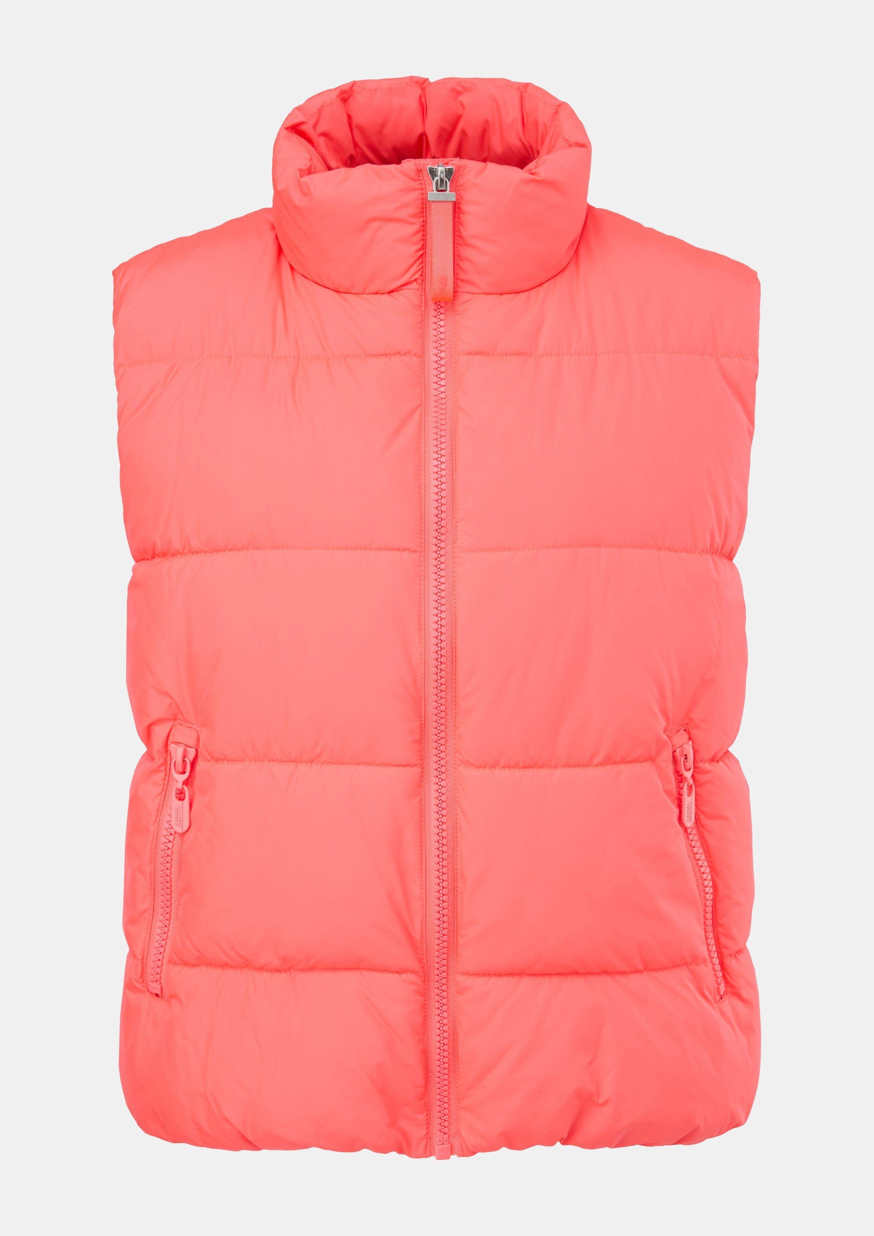 comma casual identity Funktionsweste Steppweste aus Mikrofaser Logo