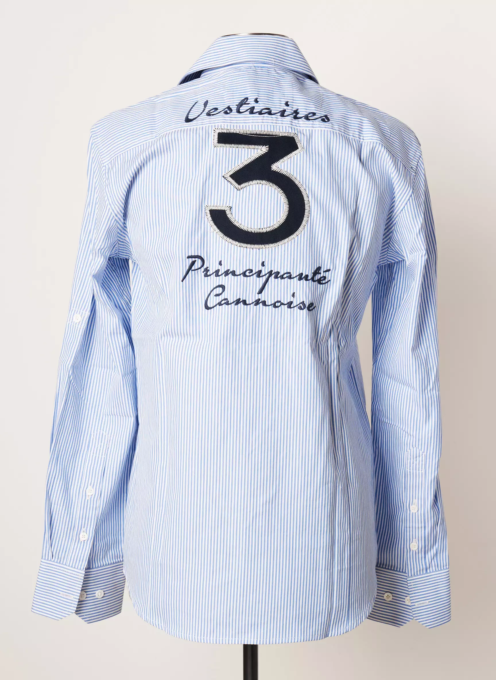 Vestiaires Principaute Cannoise Manches Longues Homme couleur bleu