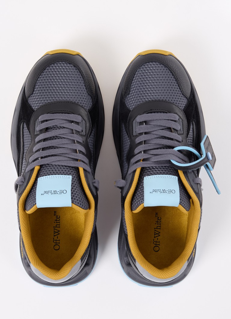 Off-White Kick Off leather sneaker with suede details