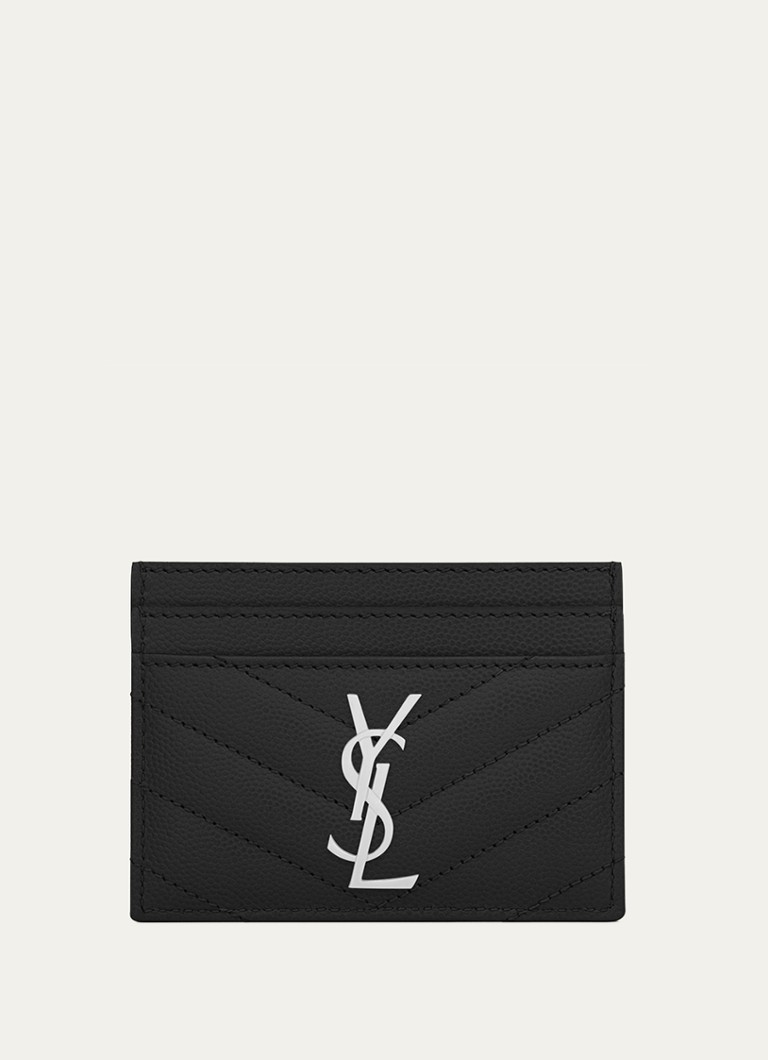 Saint Laurent Cassandre veršio odos kortelių laikiklis