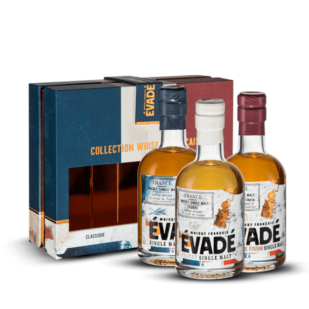 Coffret Whisky Trilogie Evadé 3 x 20cl 42%