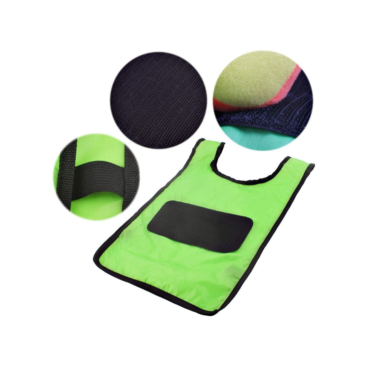 COFI 1453 2er-Pack Selbstklebende Handschuhe, Zielweste und Wurfbälle