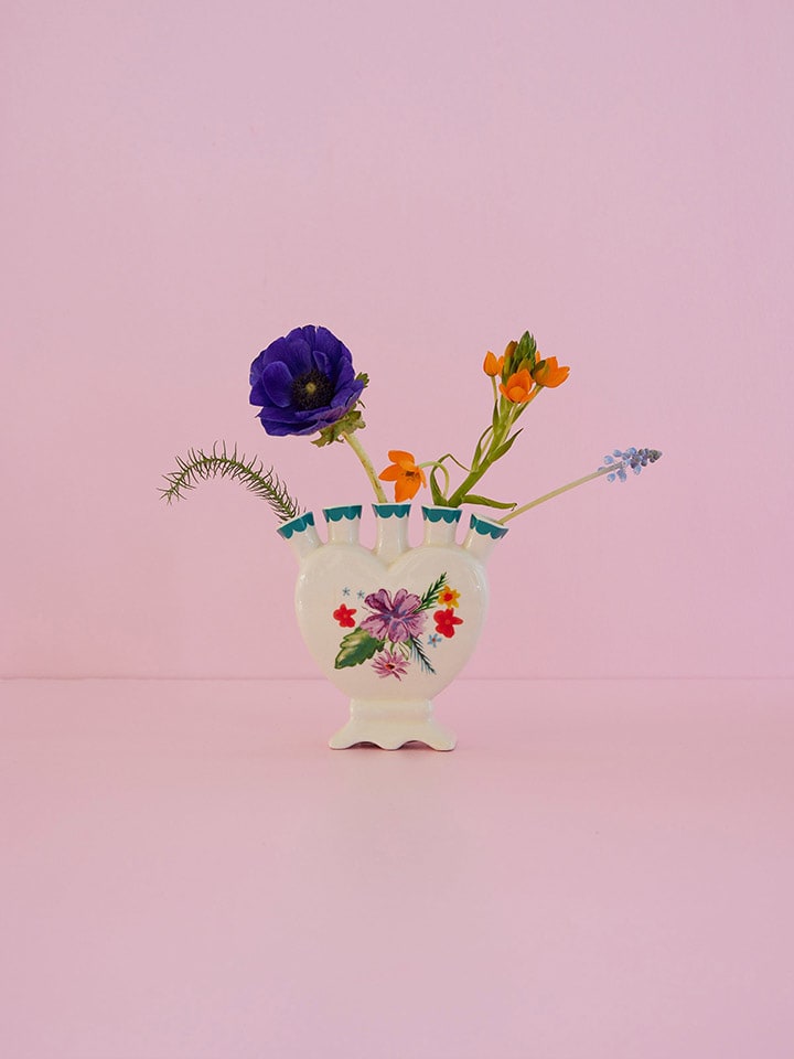 Rice Vase in Creme/ Bunt - (H)14,5 cm günstig kaufen onesize