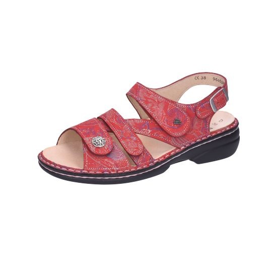 FINN COMFORT Komfort Sandalen rot