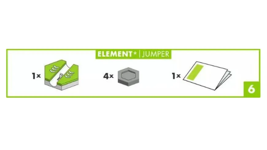 Ravensburger Beschäftigung - GraviTrax Element Jumper - Kugelbahn-Erweiterung