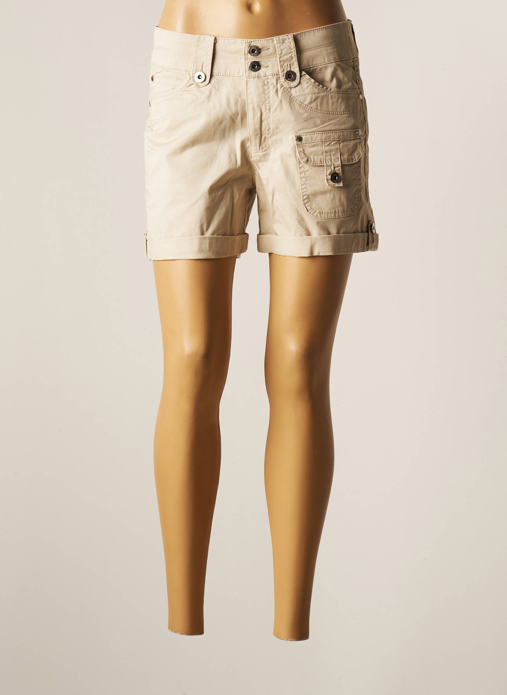Jensen Shorts 1 Femme couleur beige