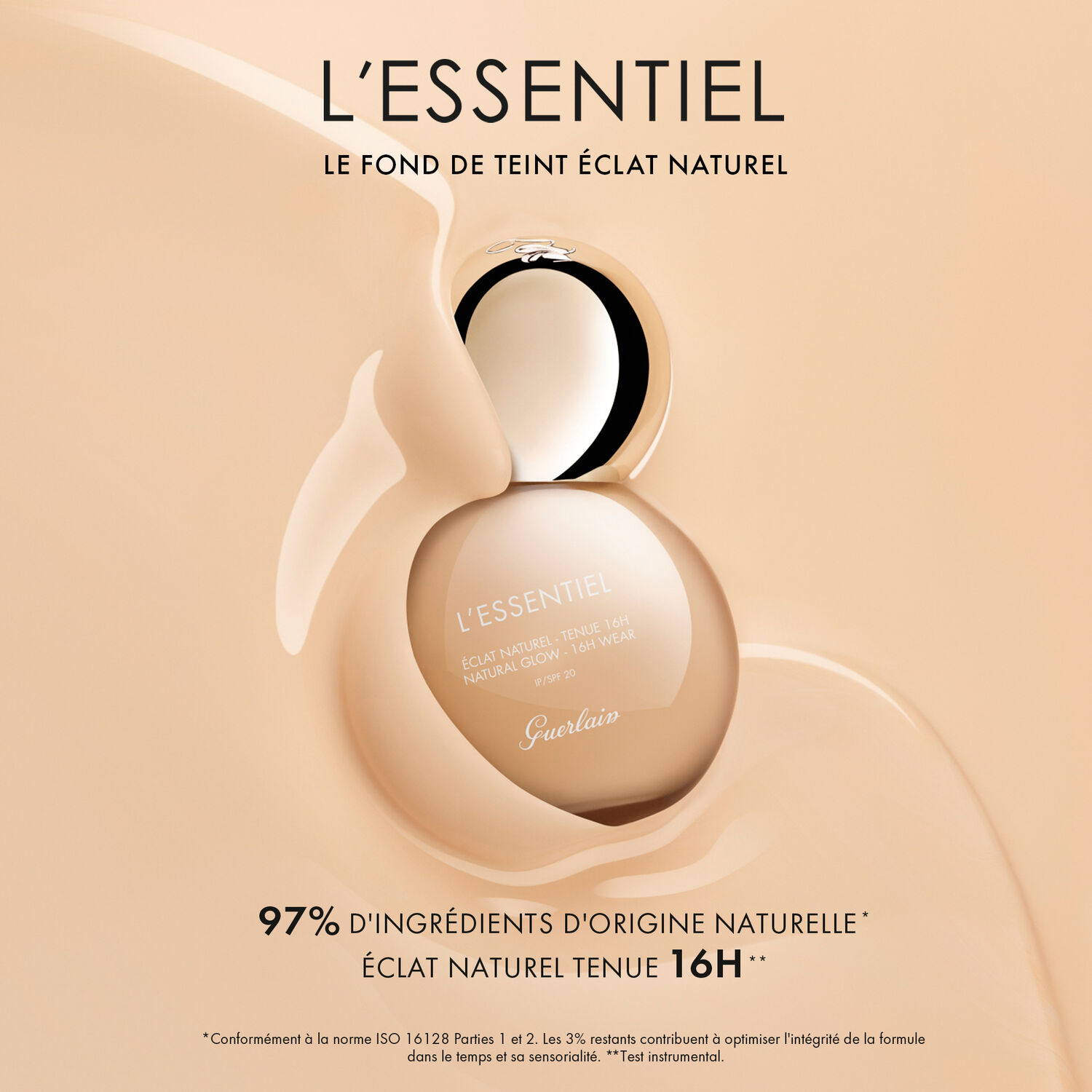 Guerlain L'Essentiel Fond de Teint Eclat Naturel Tenue 16h