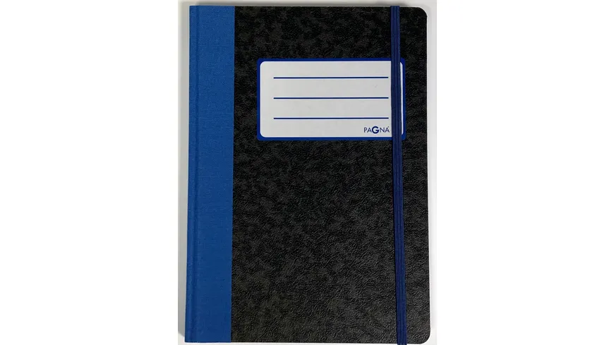PAGNA Notizbuch A5 Basic kariert blau