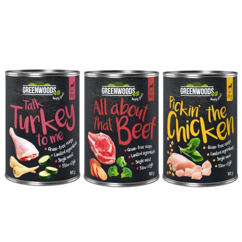 Probierpaket Greenwoods 6 x 400 g