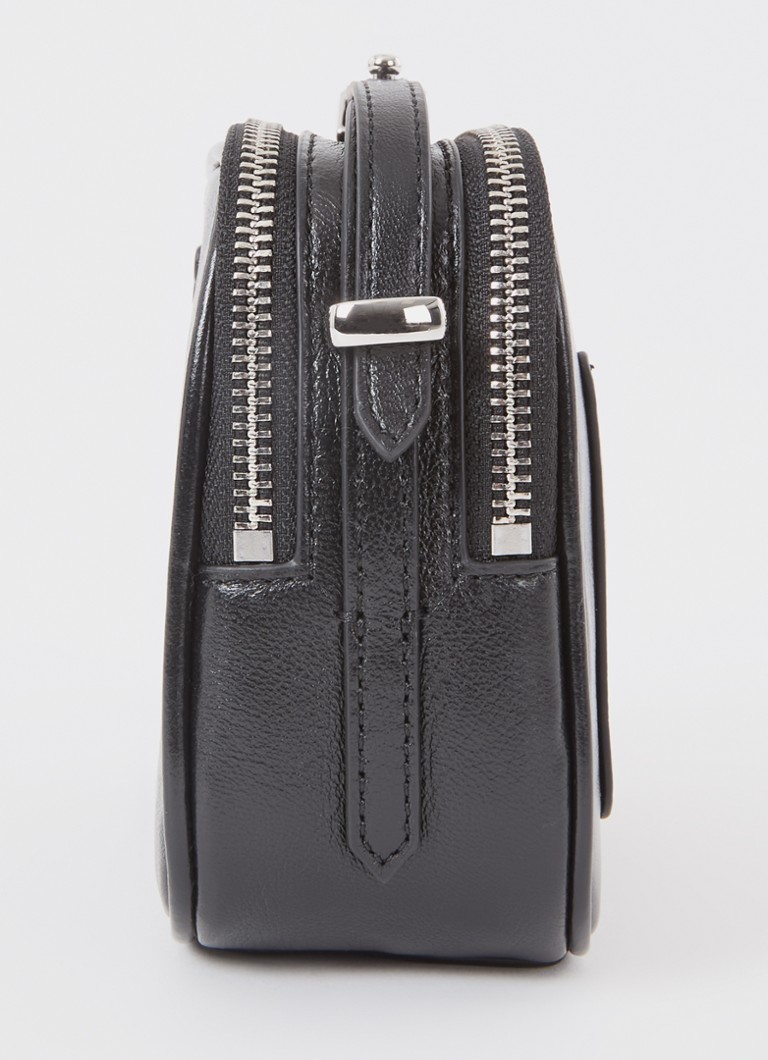 MaxMara Leather crossbody bag with detachable shoulder strap