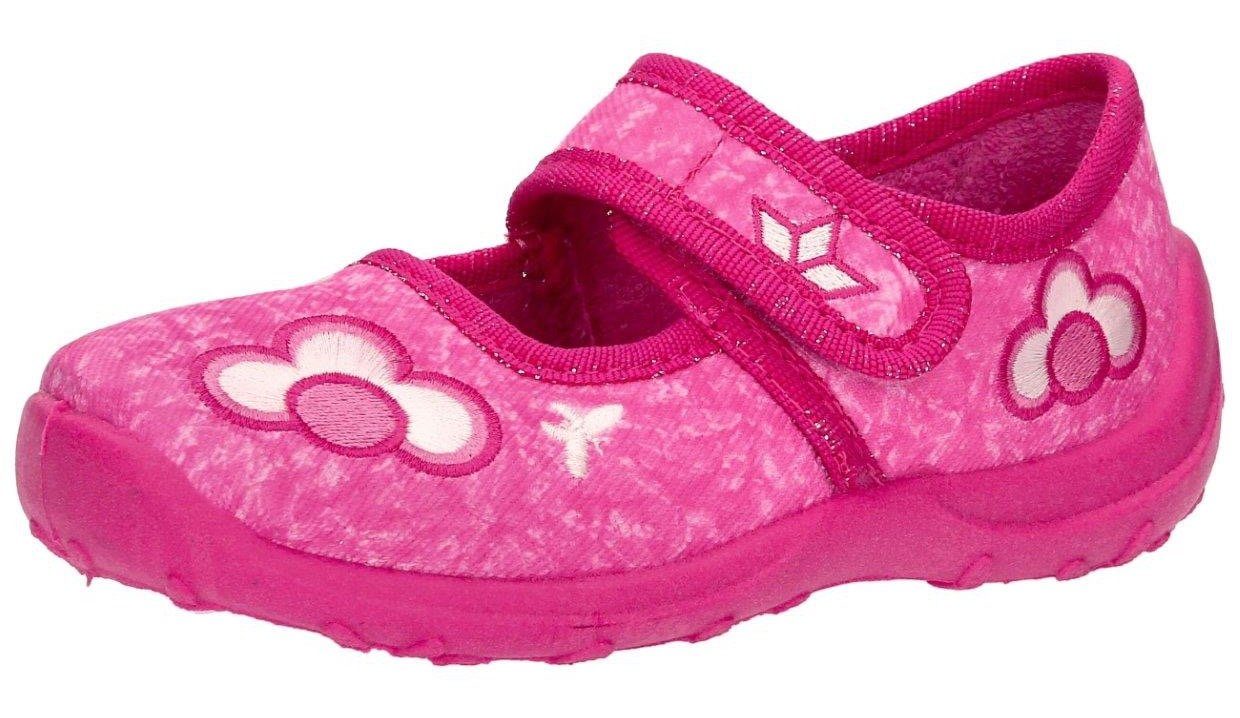 Lico Sweet Girl Hausschuh mit Blüten-Stickerei