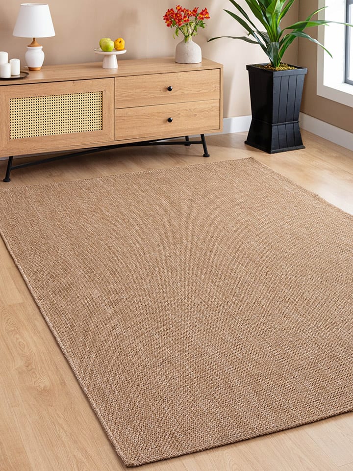 Mioli Jute-Teppich in Hellbraun günstig kaufen