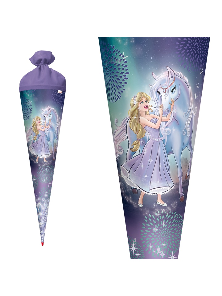ROTH Schultüte groß Königin im Eis 70 cm, Glitter in Blau günstig kaufen onesize