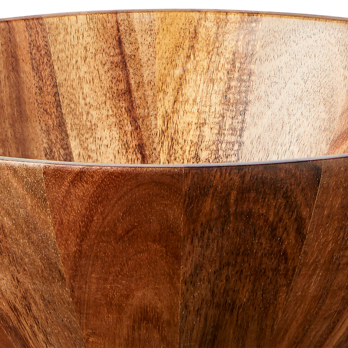 Große Holz-Servierschale aus Akazienholz