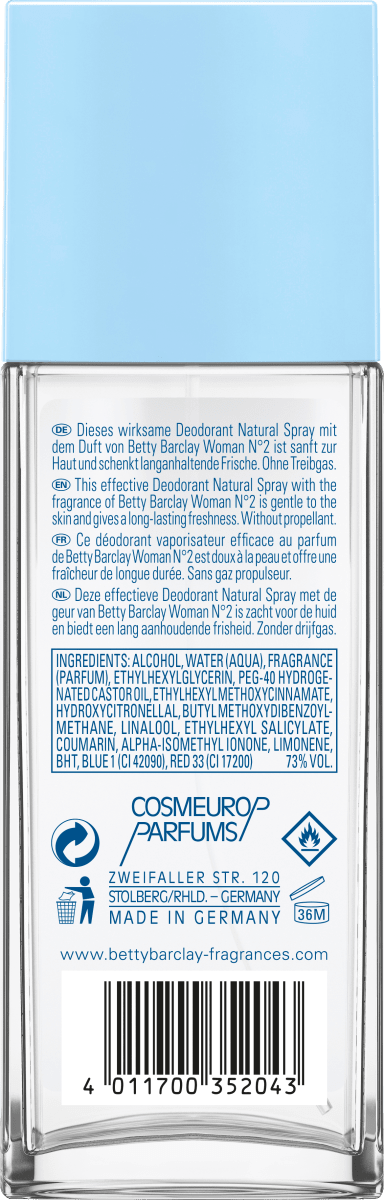 Deo Naturalspray Zerstäuber woman No. 2, 75 ml
