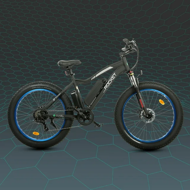 Ecotric 26 Inch Fat Tire Electric Bicycle Powerful 500 W Motor 36 V/12.5 Ah Removable Lithium Battery Beach Snow Shock Absorption Mountain for Adults