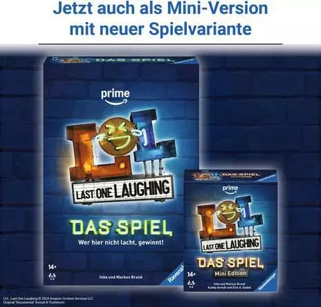 Last One Laughing - Das Spiel Mini Edition - Kartenspiel ab 14 Jahren