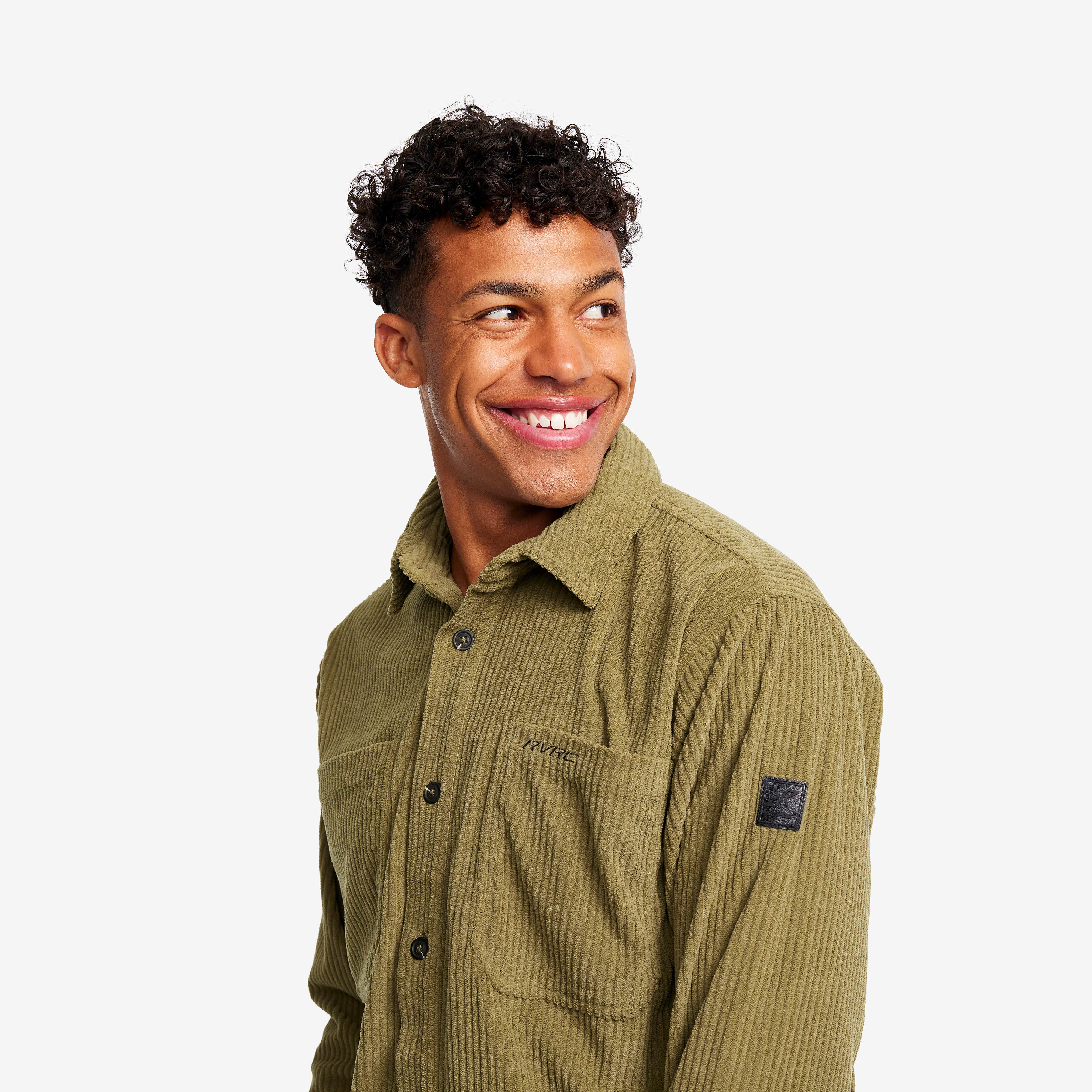 Cord Shirt Homme Martini Olive