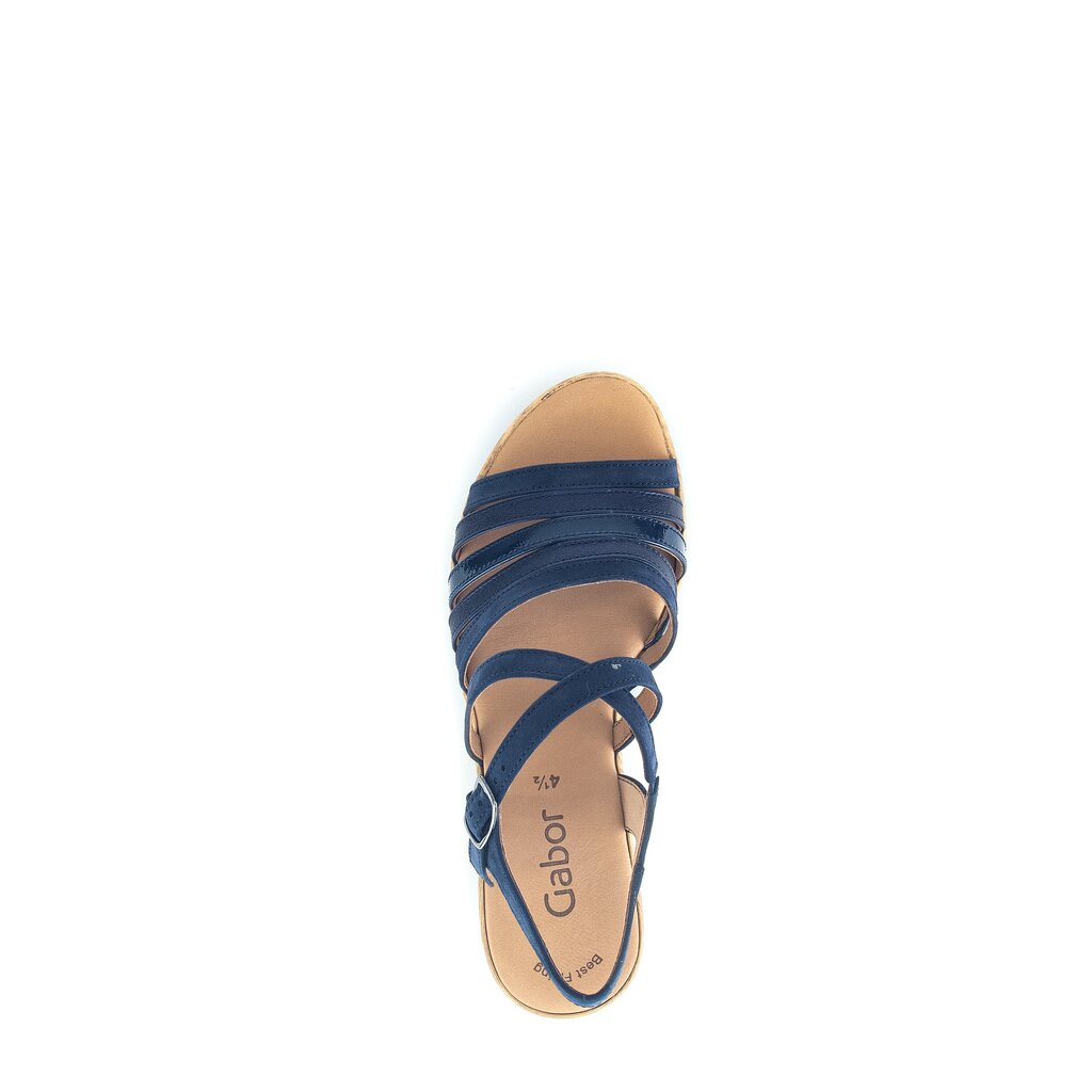 Gabor fashion Keilsandalette blau