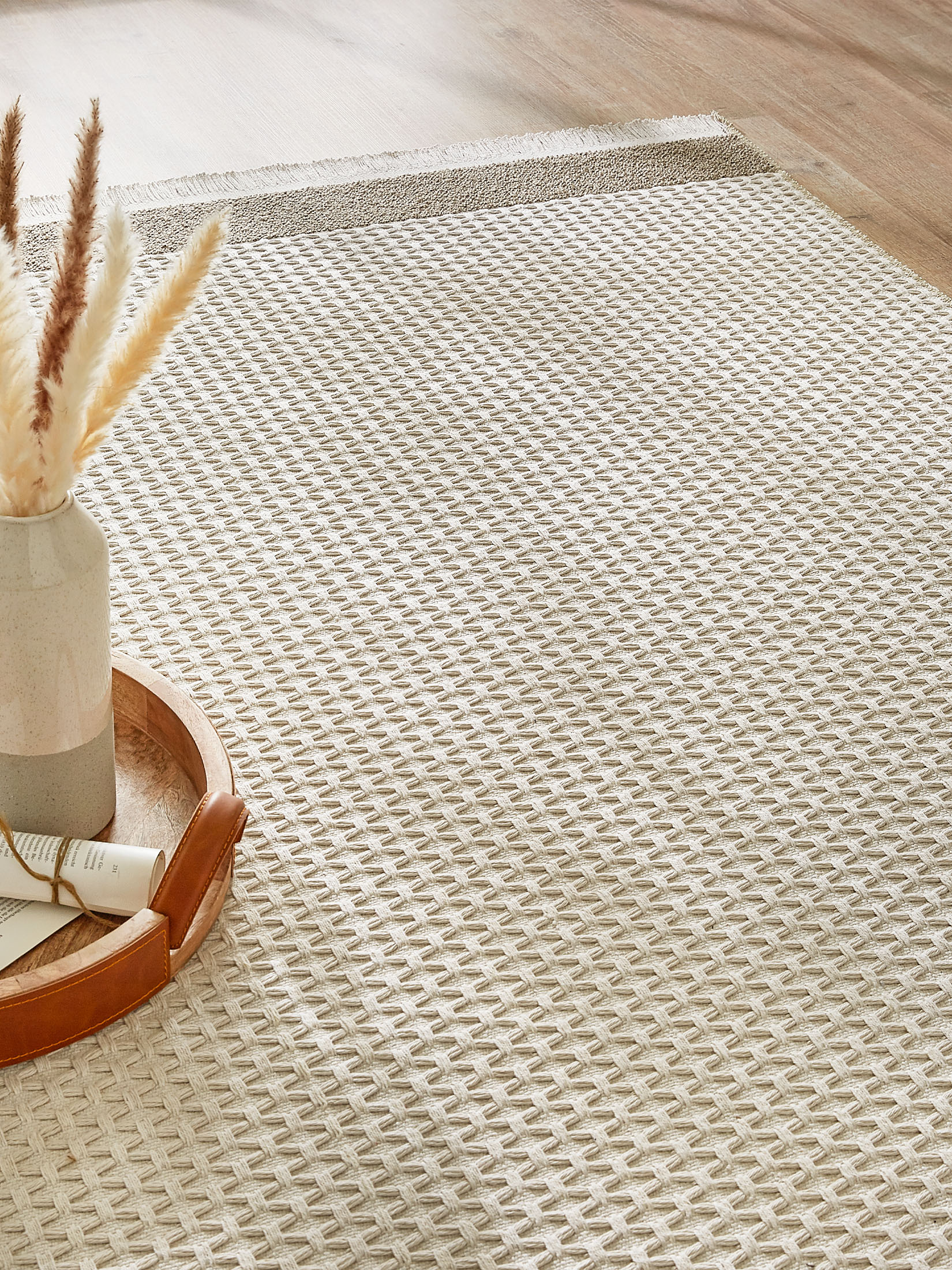 Odda Moderner Teppich, Creme
