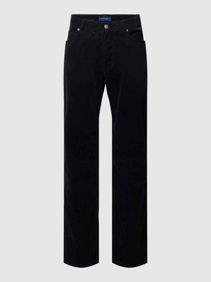 Hose im 5-Pocket-Design in marineblau