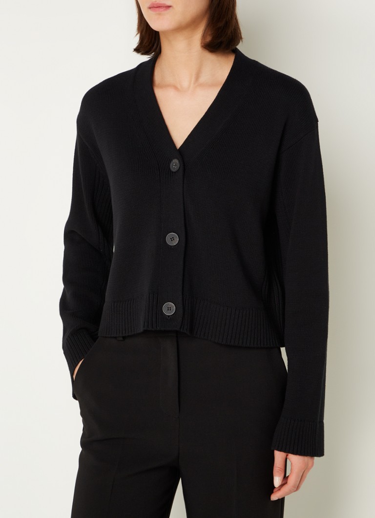Cardigan Whistles Nina din tricot fin cu imprimeu elastic