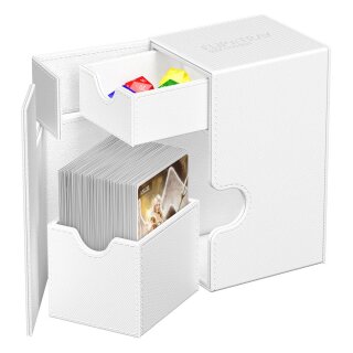 Ultimate Guard Flip`n`Tray 80+ XenoSkin Monocolor Weiß