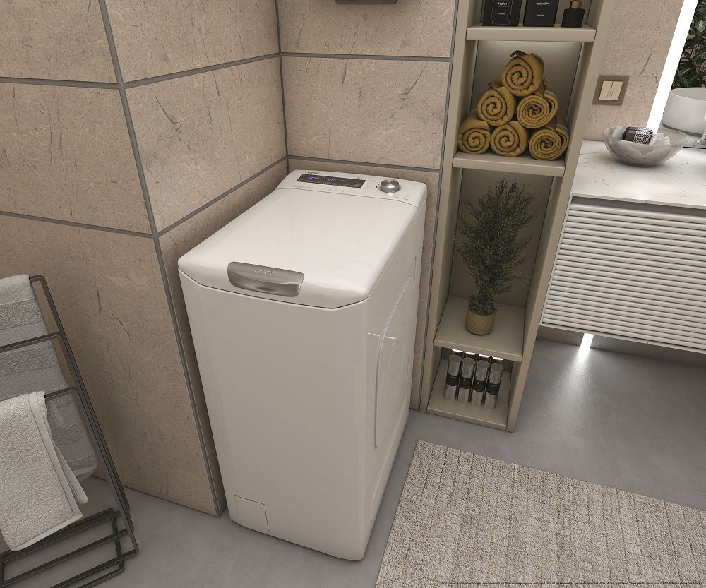 Haier Waschmaschine Toplader Toplader 7kg Aquastop Dampffunktion Baumwolle EEK: B RTXSGP47TMSCE-84