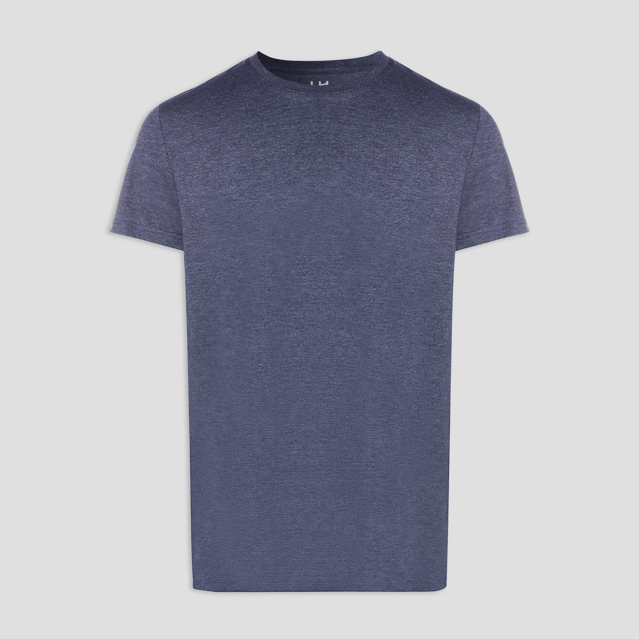 T-shirt droit manches courtes bleu homme | La Halle