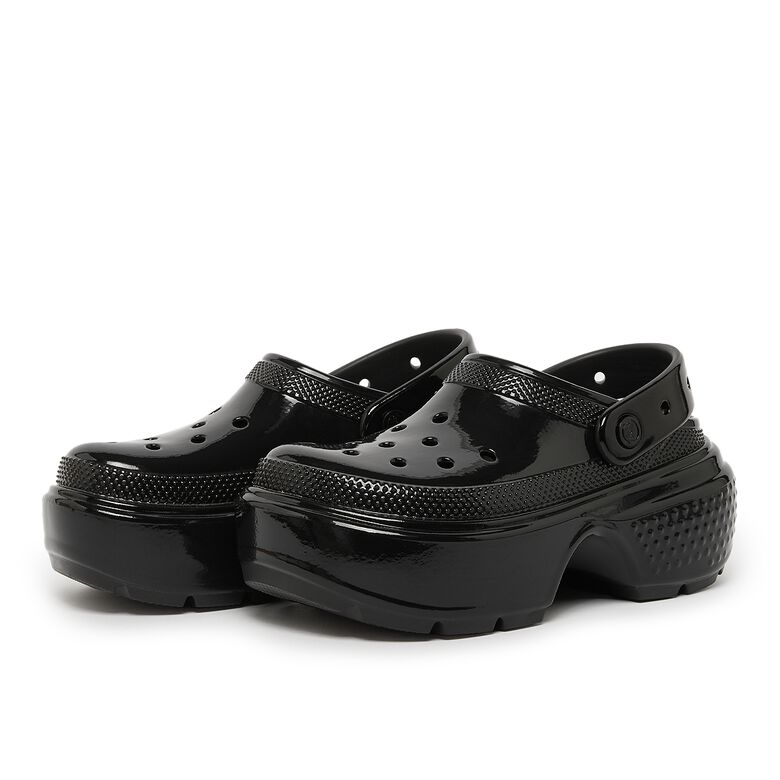Crocs Stomp High Shine Clog black