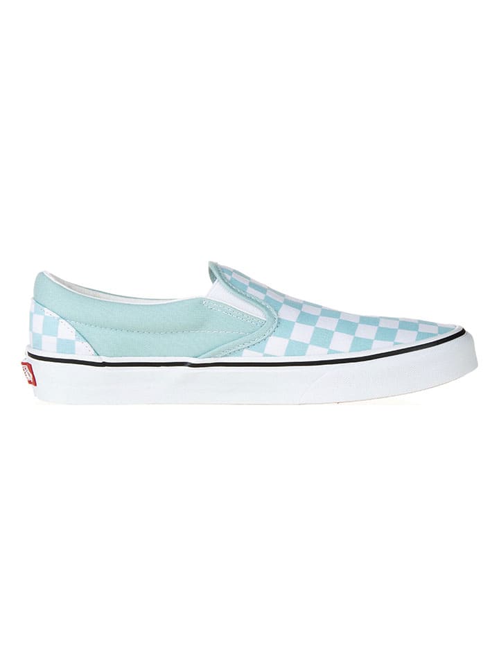 Vans Slipper in Hellblau/ Weiß günstig kaufen