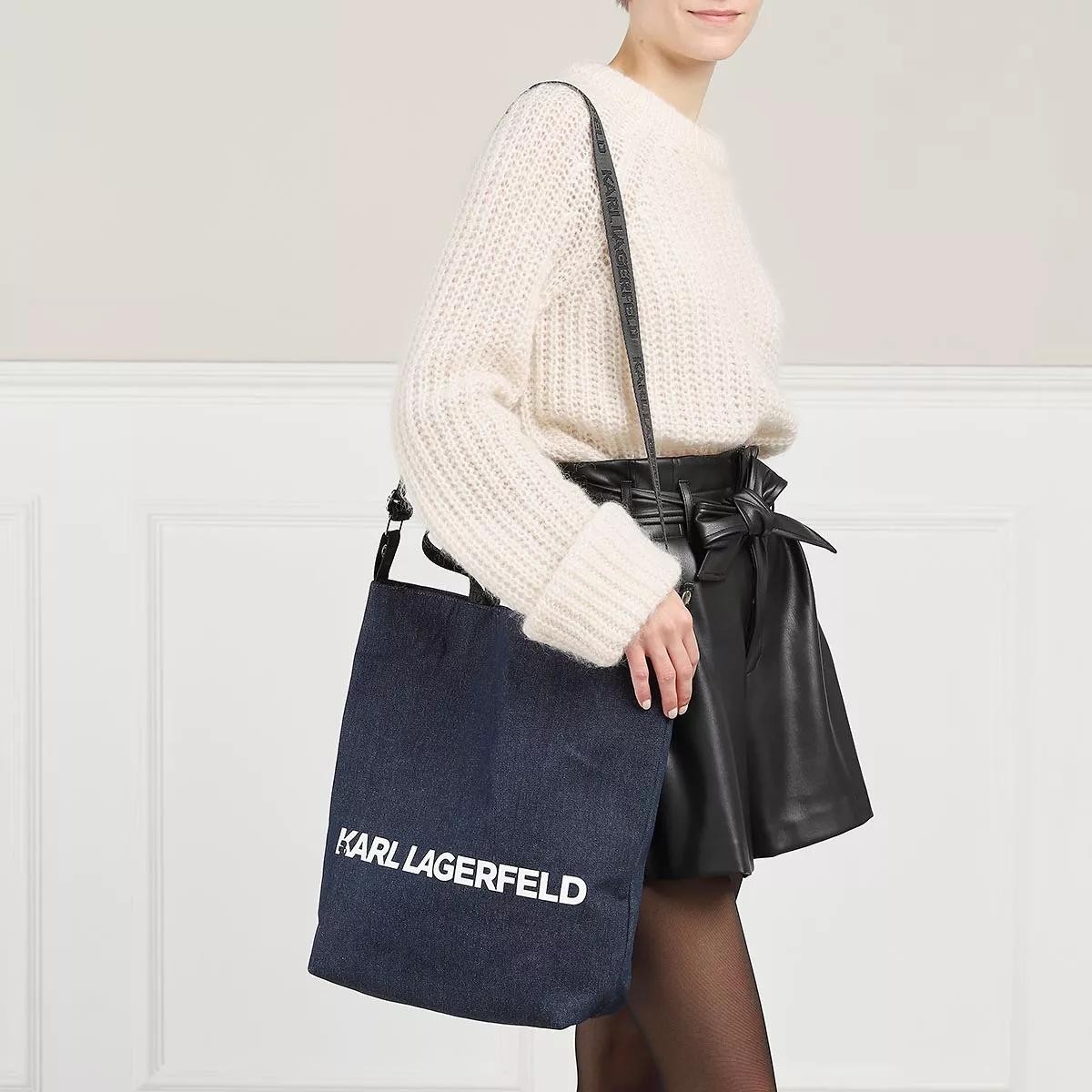 LAGERFELD Handtaschen blau Tote