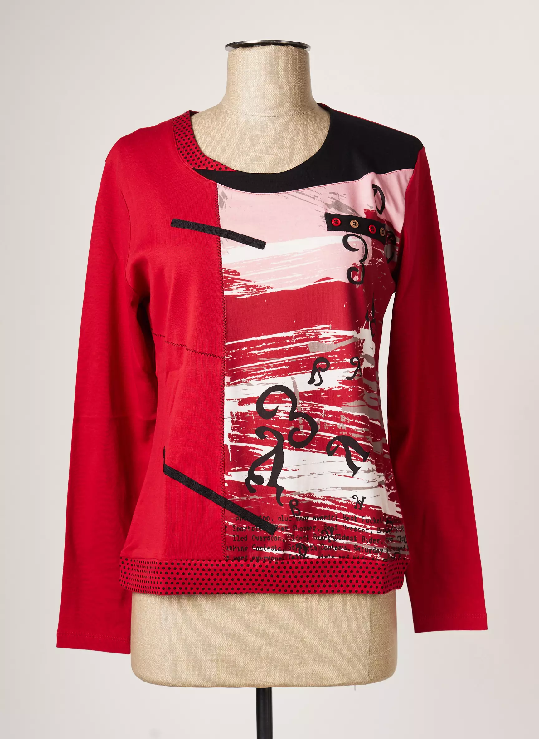 I Odena Tshirts Femme couleur rouge