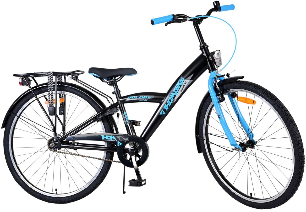 Volare Thombike Kinderfahrrad - Jungen - 26 Zoll - Schwarz Blau