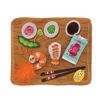 KONG Pull-A-Partz Katzenspielzeug Sushi