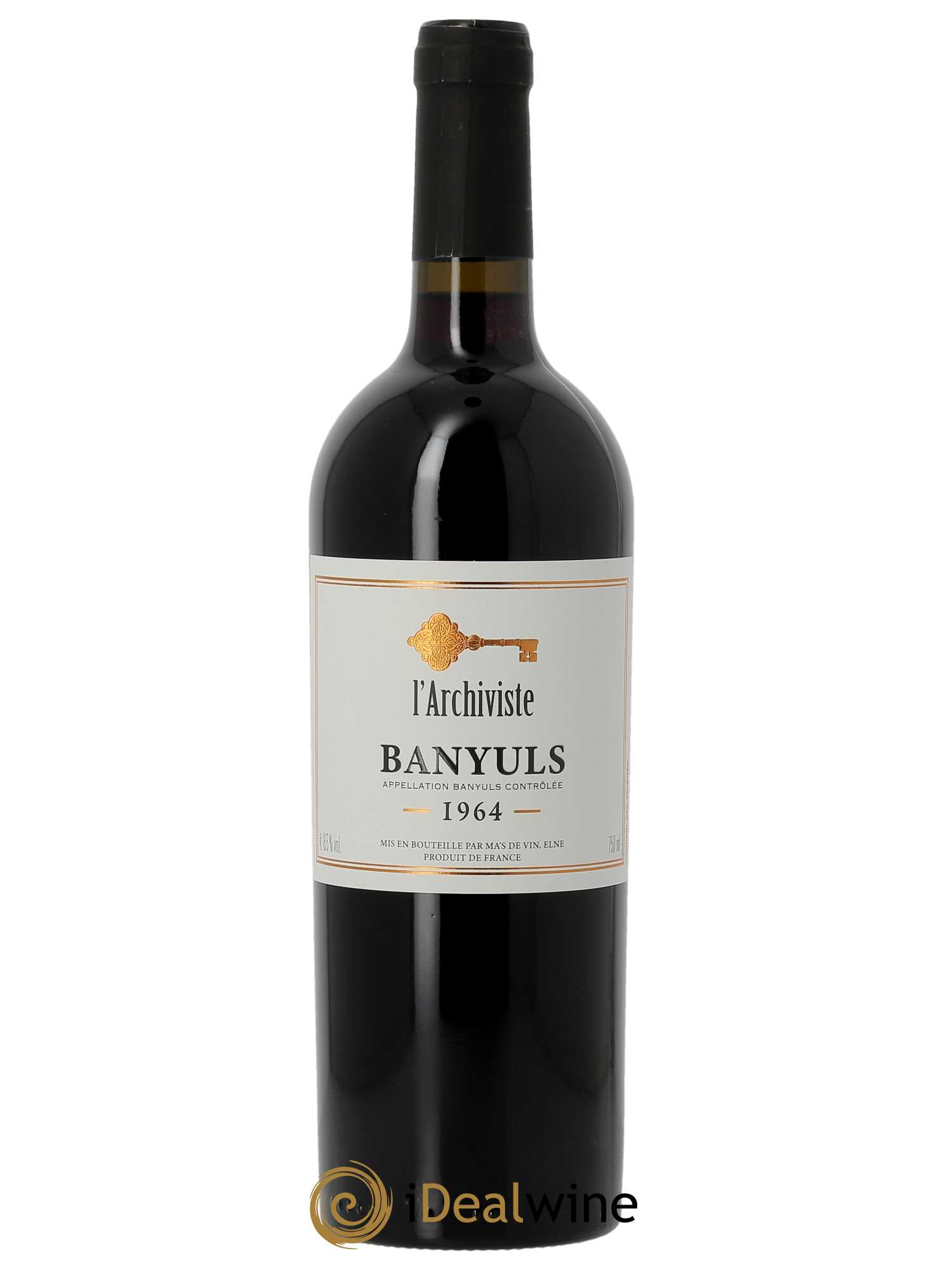 Banyuls L'Archiviste  1964 - Lot de 1 Bouteille