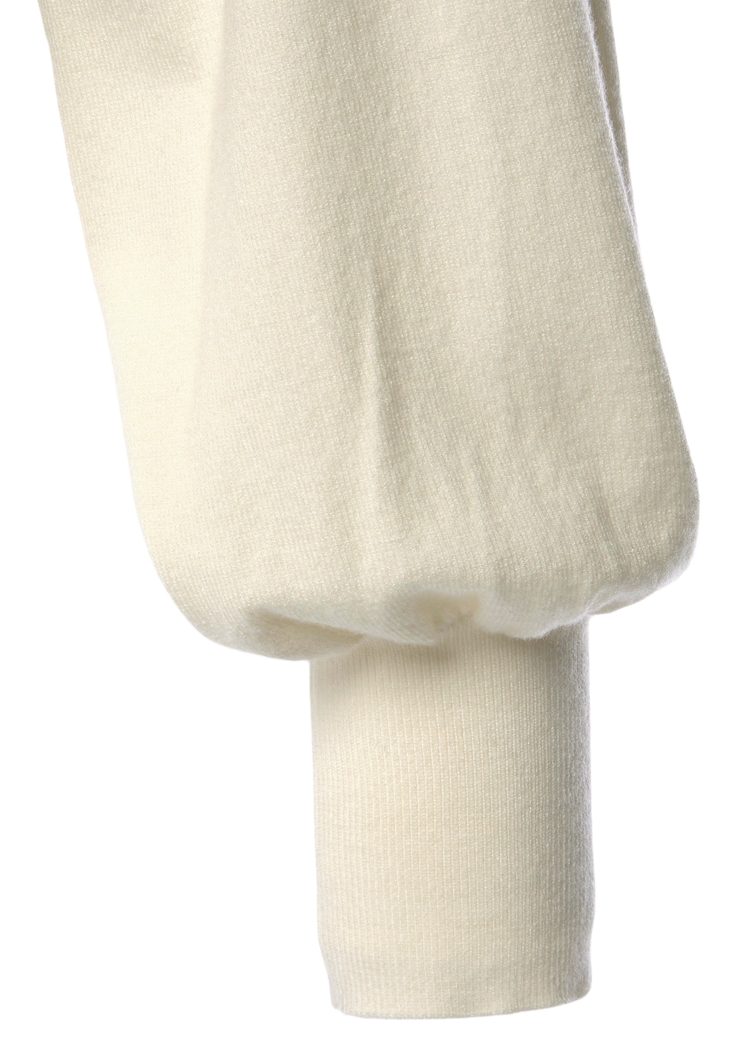 LASCANA Strickpullover mit kleinem Stehkragen