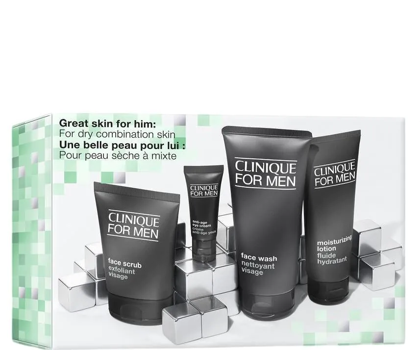 Clinique Great Skin For Him poklon set za suhu kožu