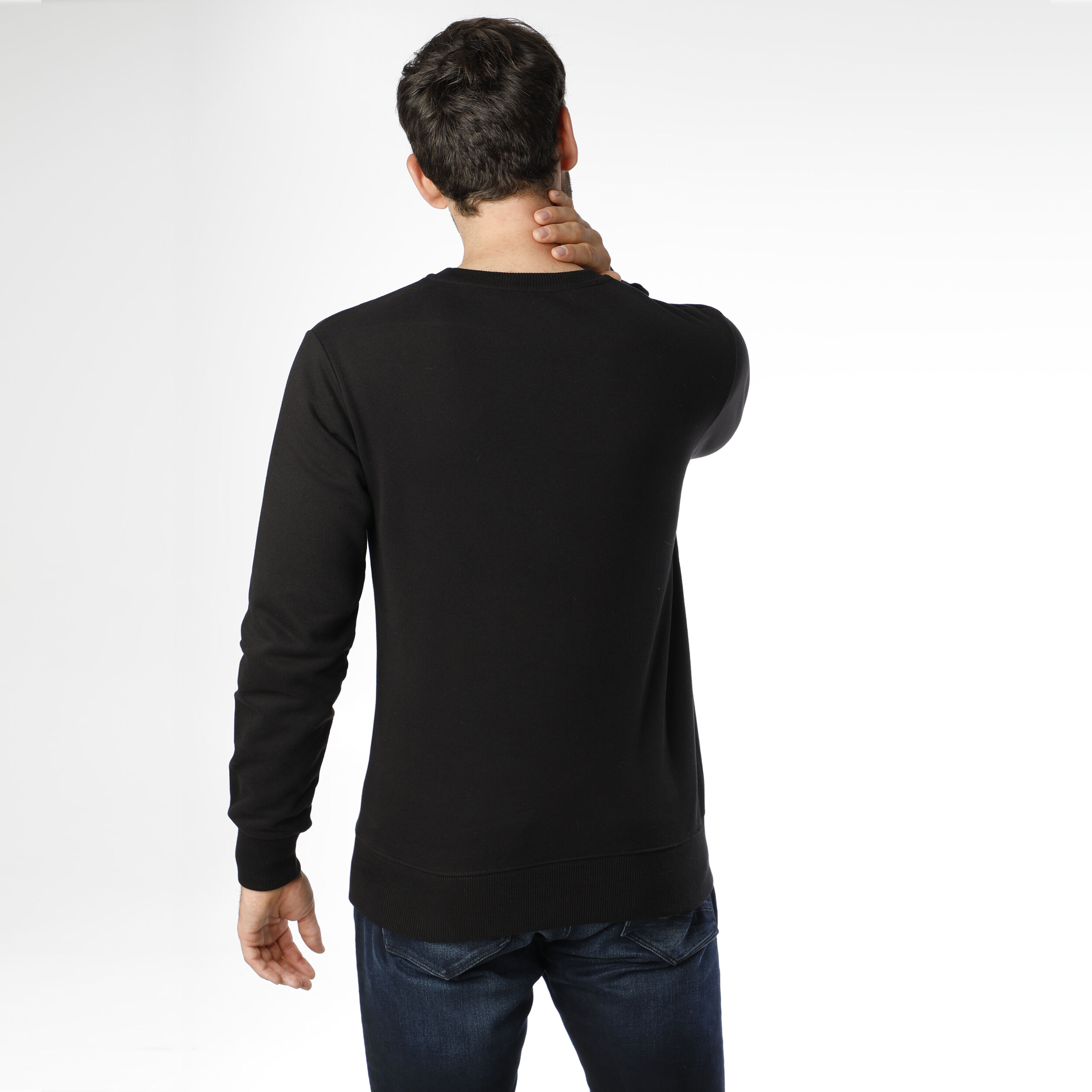 Advantage Logo Sweatshirt Herren - Schwarz, Weiß