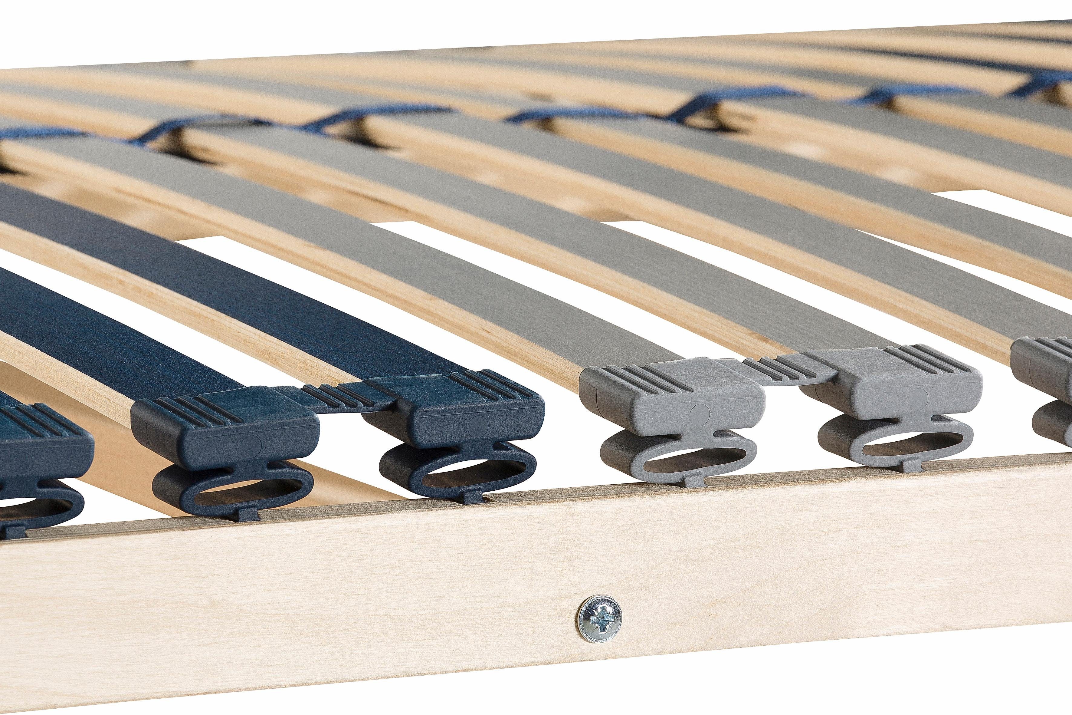 Lattenrost Dura Flex LR-K, Beco, Kopfteil manuell verstellbar, Fußteil nicht verstellbar, Spar-Set, Lattenrost in verschiedenen Größen, ideal für Doppelbetten