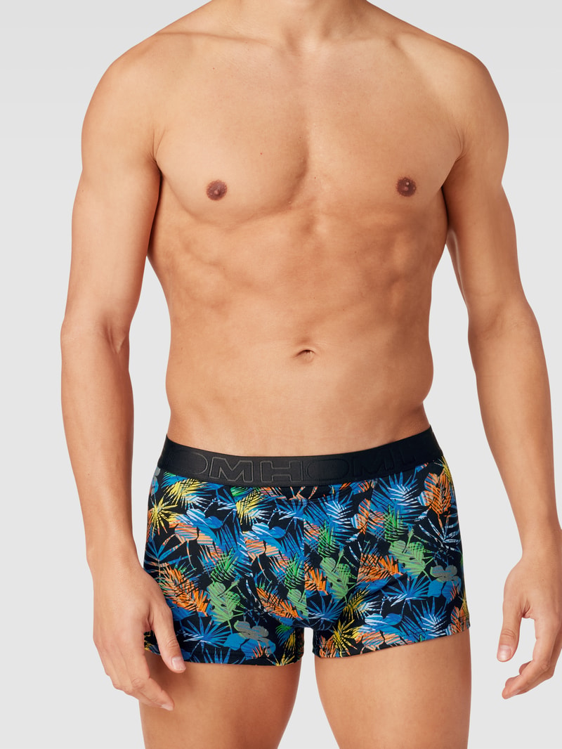 Trunks mit Allover-Muster Modell 'REVA' in grün