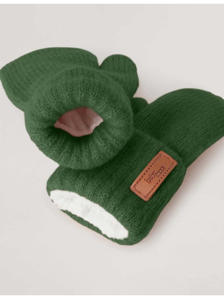 BabyMocs Handschuhe Vegan in grün günstig kaufen onesize