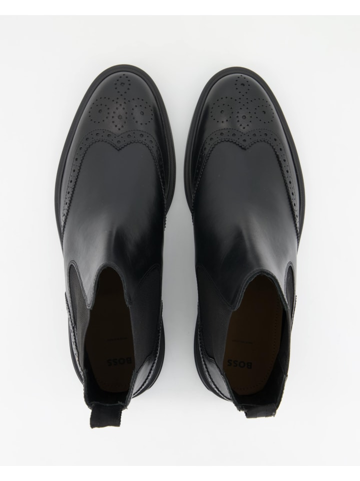 BOSS Chelsea Boots in Schwarz günstig kaufen
