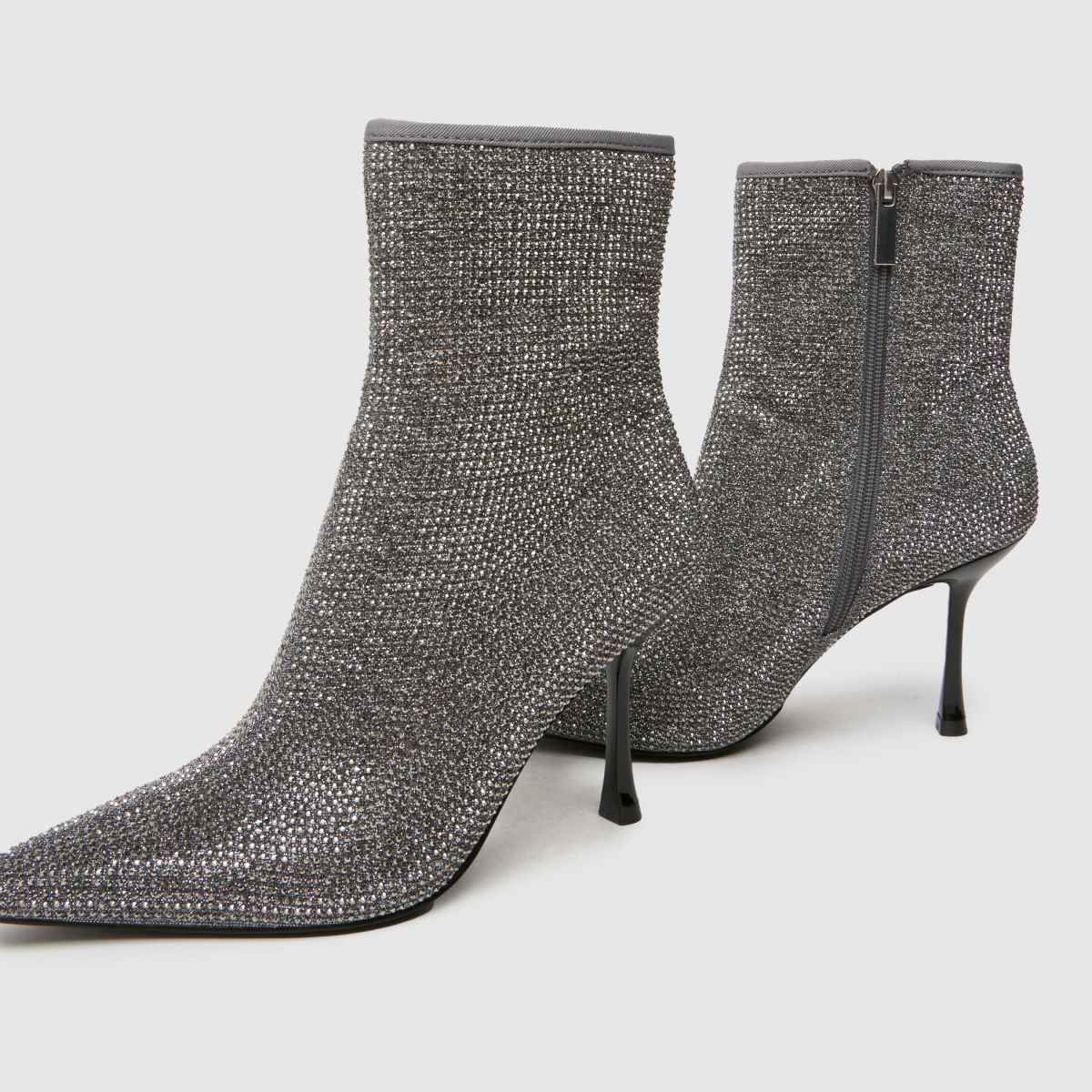 Schuh Brianna díszített bokacsizma ezüst multiszínű színben