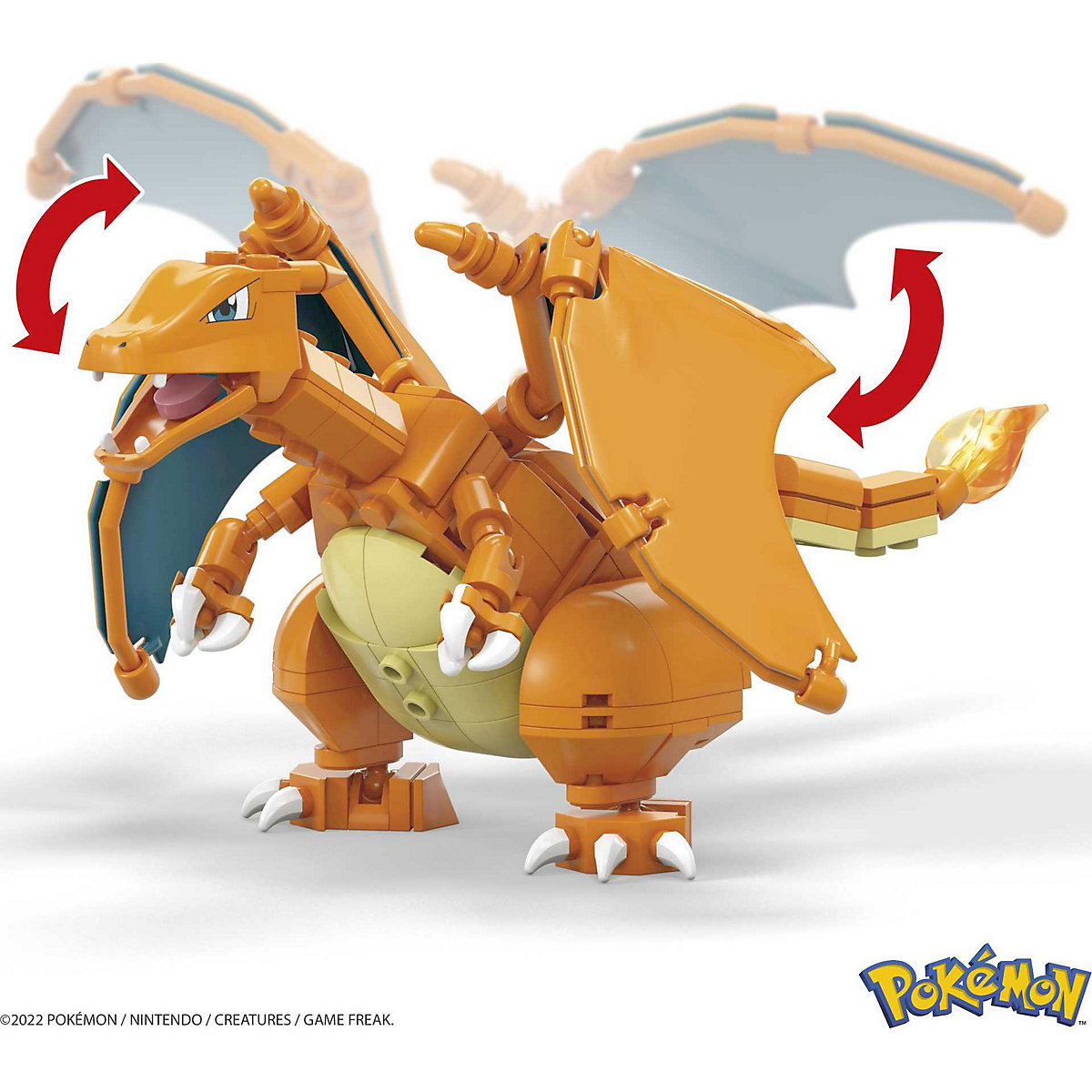 Mega Pokémon Glurak, Bauset, Bausteine, Sammelfigur, 223 Teile